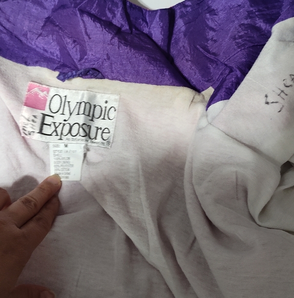 Vintage Olympic exposure windbreaker size M - Picture 7 of 7